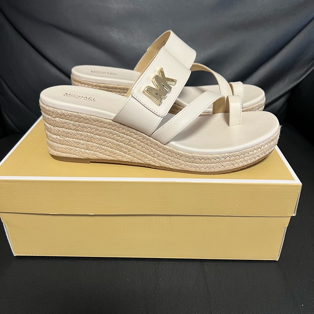Michael Kors SIDNEY MID WEDGE LEATHER